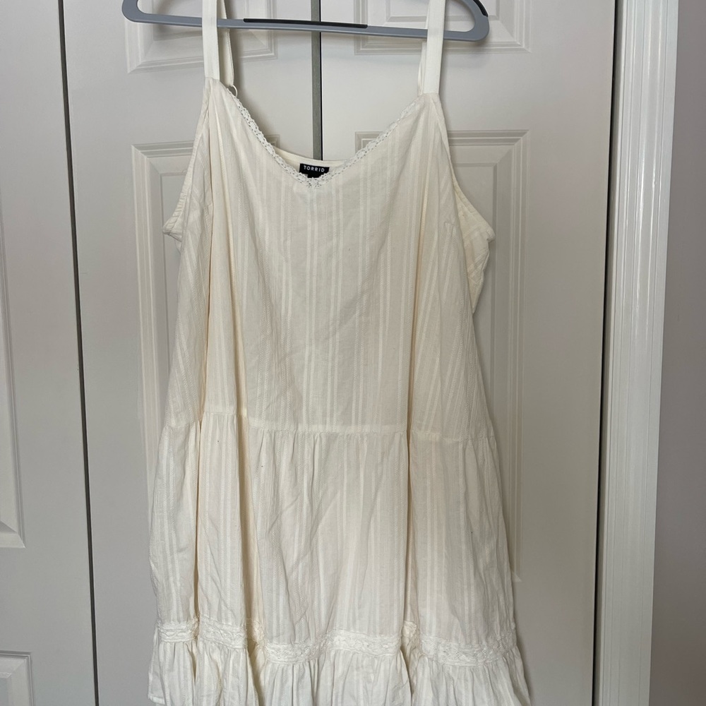 Torrid Cream Babydoll dress/tunic